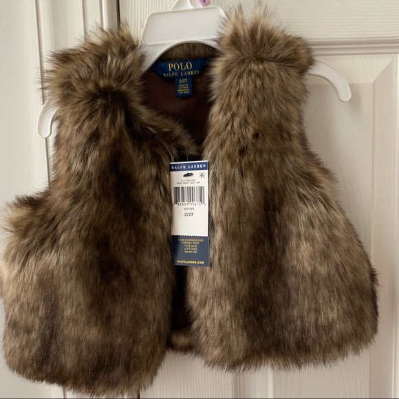 Polo Ralph Lauren Other - Ralph Lauren faux fur vest - 2T